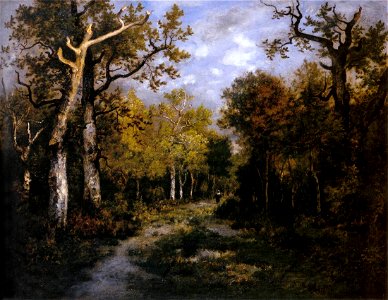Narcisse Virgile Diaz de la Peña - The Forest in Fontainebleau - WGA06332