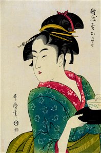 Naniwaya Okita by Utamaro