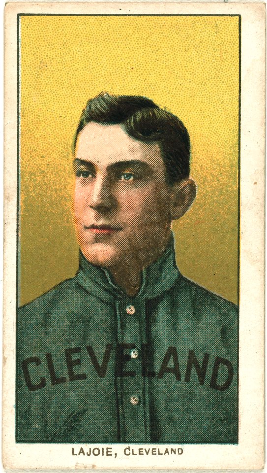 Nap Lajoie, Cleveland Naps, baseball card portrait LCCN2008676567