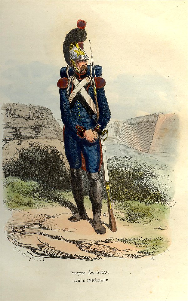 Napoleon Guard Sapper by Bellange