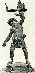 Napoli Museo Nazionale Sileno che porta un vaso