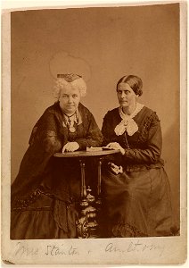Napoleon Sarony - Elizabeth Cady Stanton and Susan B. Anthony - Google Art Project
