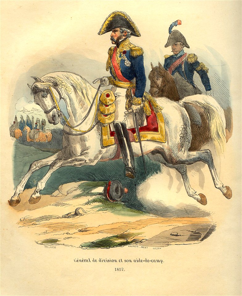 Napoleon Division General by Bellange