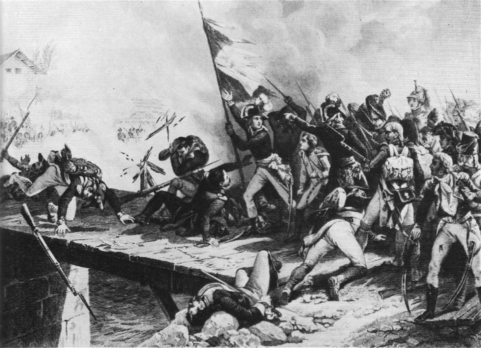 Napoleon Brücke von Arcole