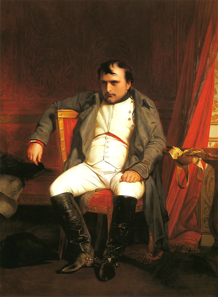 Napoléon à Fontainebleau Delaroche