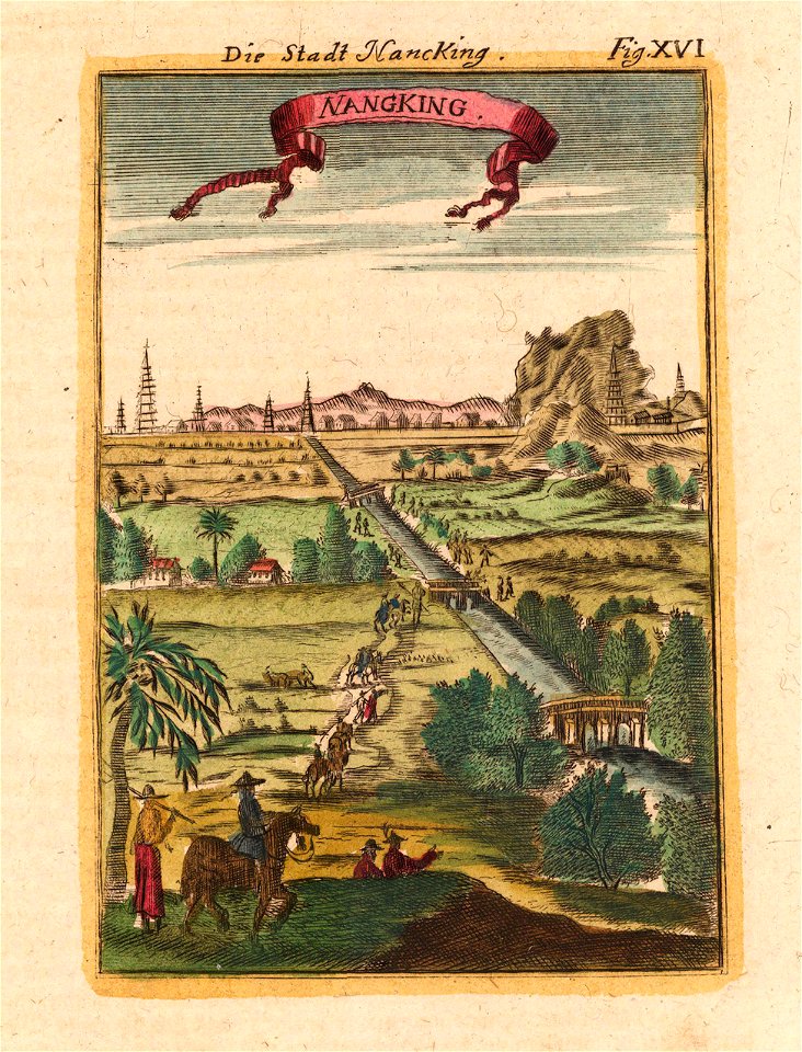 Nanking. Mallet, Allain Manesson, 1719