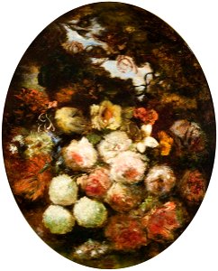 Narcisse Virgile Diaz de la Peña (1807-1876) - Flower Study - 1-44 - Perth Museum and Art Gallery