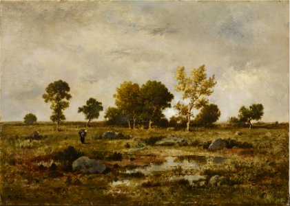 Narcisse Virgile Diaz de la Peña - Effect of Autumn, Fontainebleau - Walters 3743