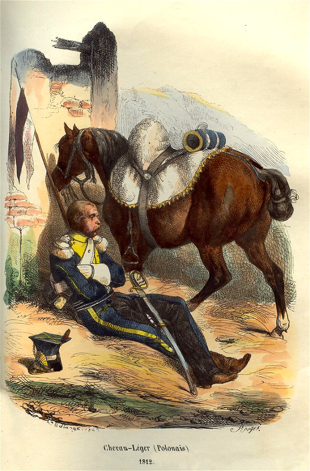 Napoleon Polish Lancer by Bellange