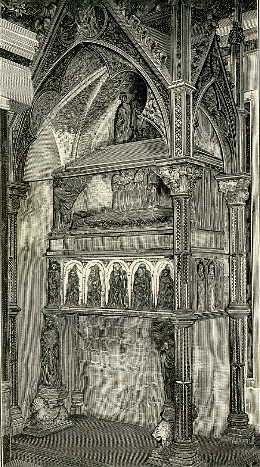 Napoli chiesa di S Chiara monumento di Maria di Valois