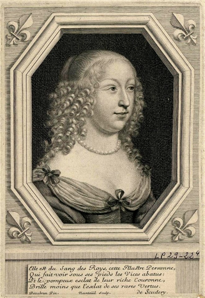 Nanteuil after Beaubrun - Marie d'Orléans, Duchess of Nemours