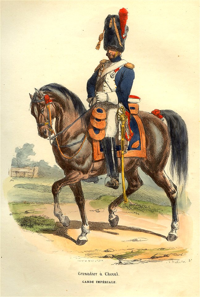 Napoleon Guard Horse Grenadier by Bellange