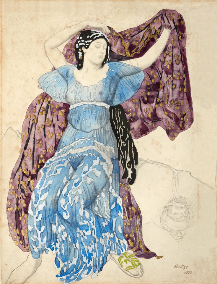 Narcisse, The Nymph Echo by L.Bakst (MAGMA)
