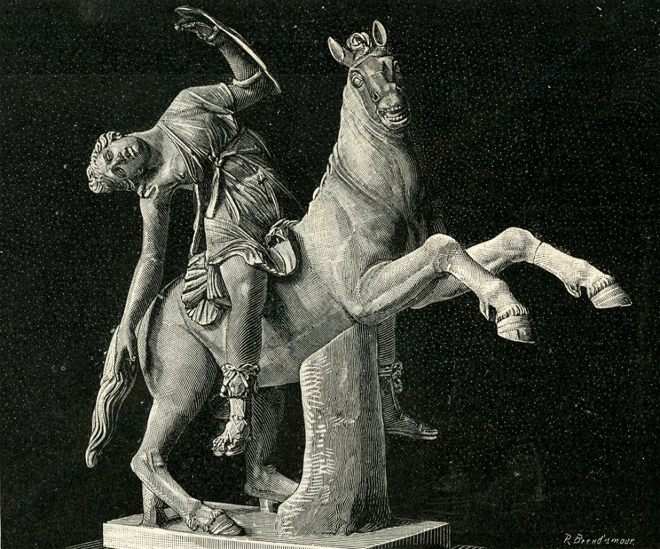 Napoli Museo Nazionale Amazzone moribonda a cavallo