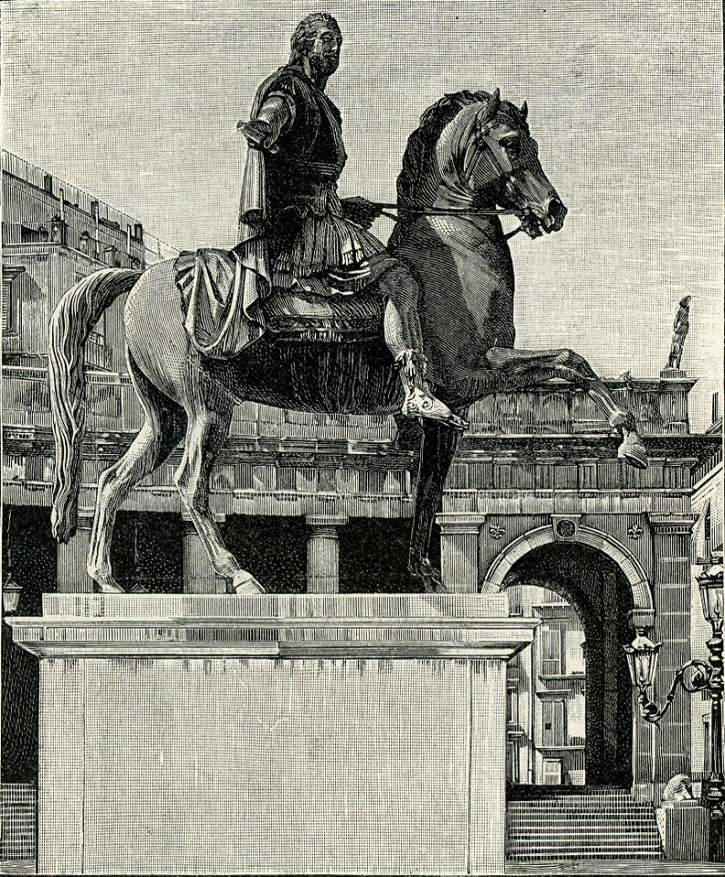 Napoli Piazza del Plebiscito monumento a Carlo III