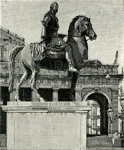 Napoli Piazza del Plebiscito monumento a Carlo III