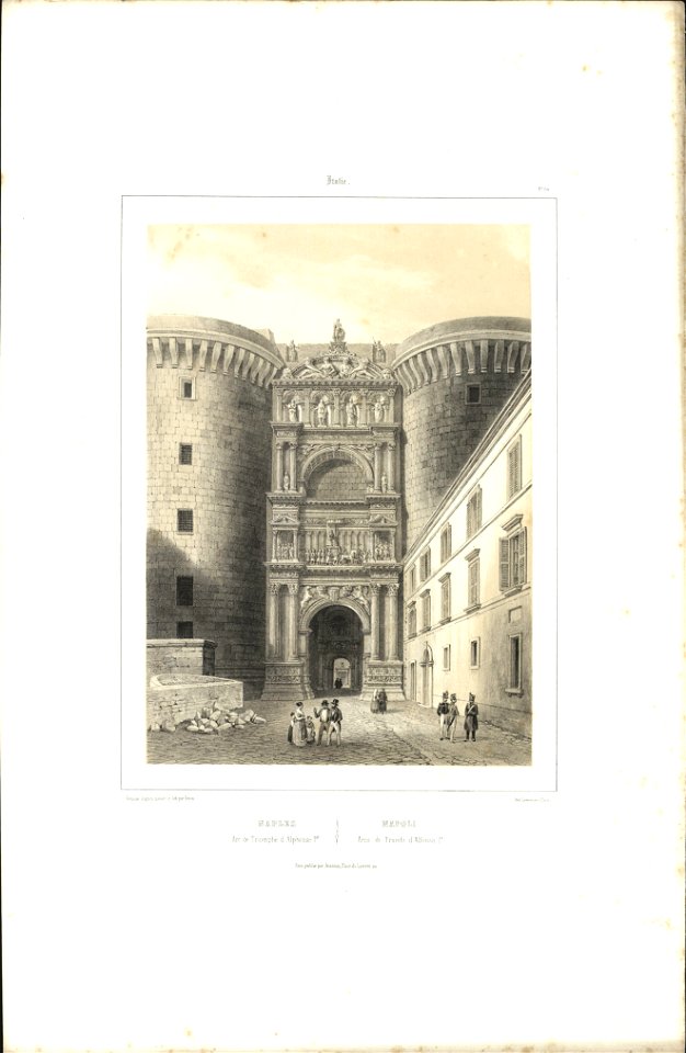Naples Arc de Triomphe d'Alphonse 1er, objectnr A 57921