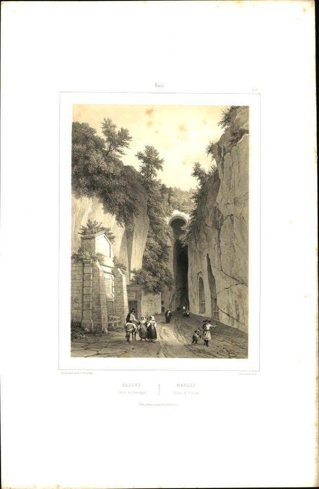 Naples Grotte de Pausilippe, objectnr A 57920