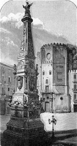 Napoli Obelisco di San Domenico