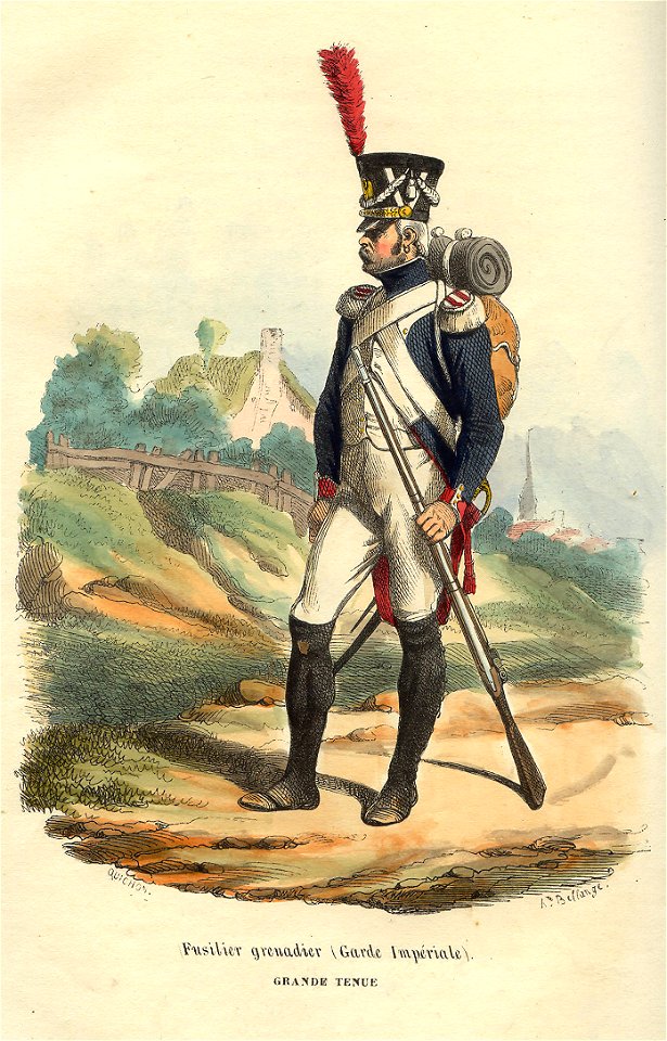 Napoleon Fusilier grenadier by Bellange