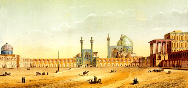 Naqsh-e Jahan Square by Pascal Coste 1 Cropped