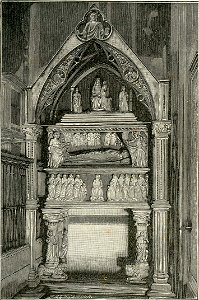 Napoli chiesa di S Chiara monumento a Maria figlia di Carlo l Illustre