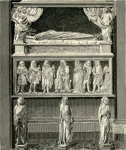 Napoli chiesa di S Chiara monumento alla famiglia del Balzo