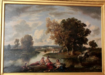 Narcisse Díaz de la Peña - Paysage aux baigneuses 01