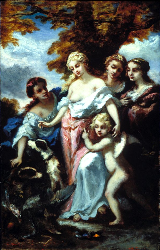 Narcisse Virgile Diaz de la Peña - Diana After the Hunt - F72.250 - Detroit Institute of Arts