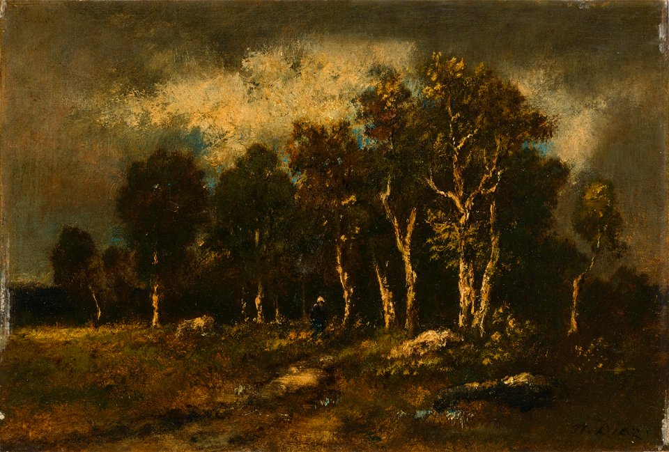Narcisse Virgile Diaz de la Peña - Landscape - 1949.120 - Fogg Museum