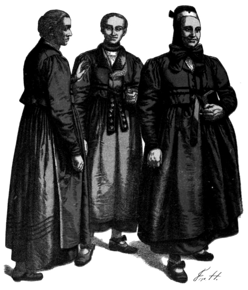 NassTrachtenbuch-T12-Bäuerinnen aus der östlichen Dillgegend (Eibach) um 1880