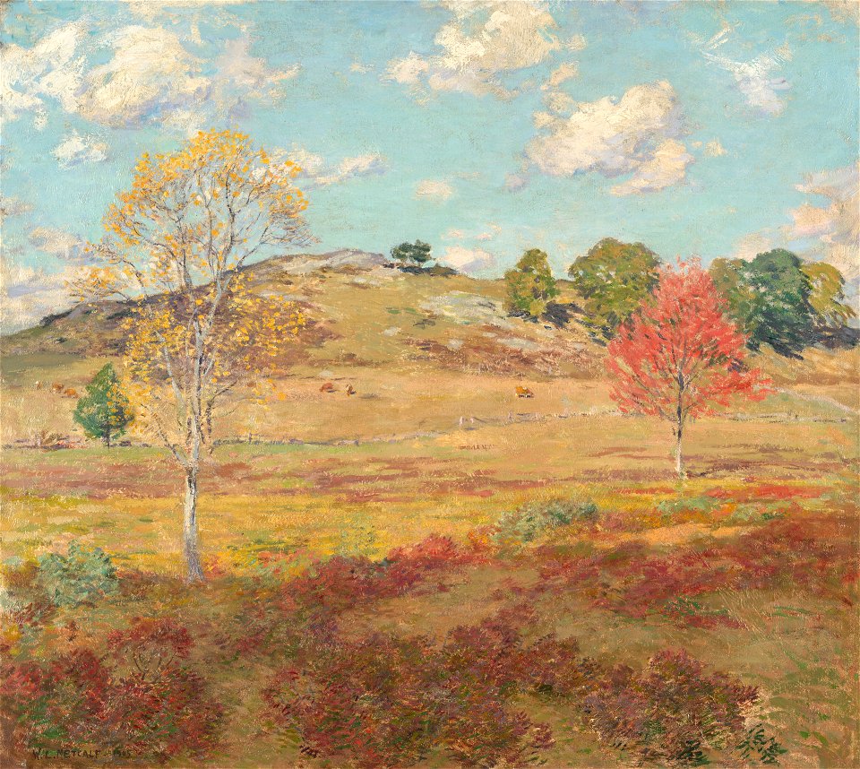 Willard Leroy Metcalf - Early Autumn - 1994.31.2 - Yale University Art Gallery