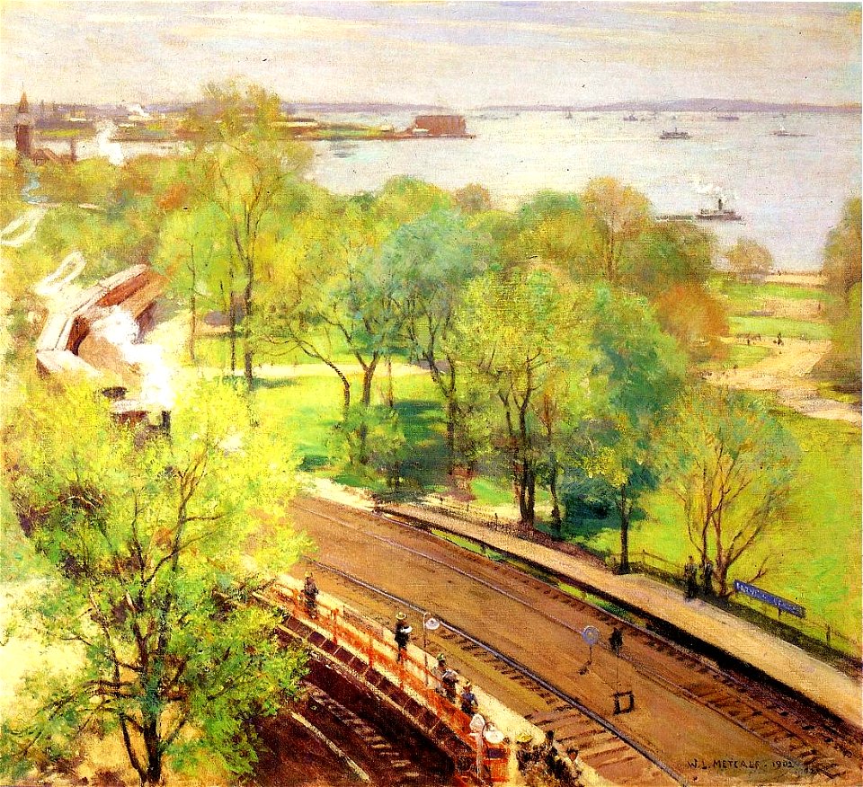 Willard Leroy Metcalf Battery Park Spring