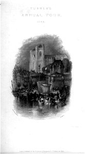 Nantes frontispiece engraving by William Miller after Turner