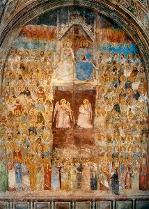 Nardo di cione, paradiso, cappella strozzi in santa maria novella, florence, 1360 circa