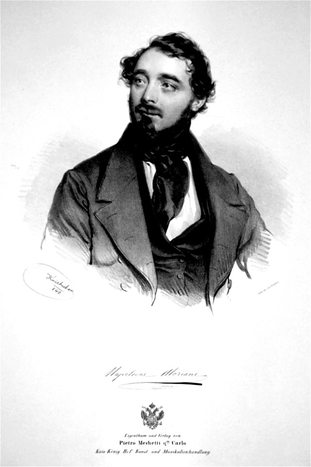 Napoleone Moriani Litho