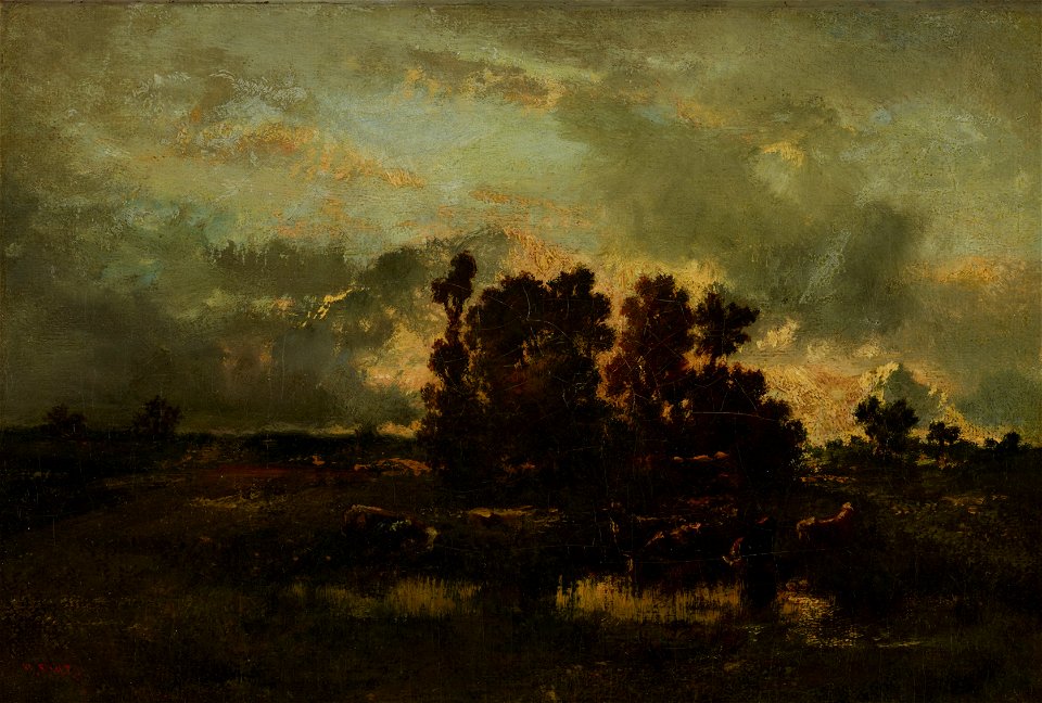 Narcisse-Virgile Diaz de la Peña - Wet Pasture - 70.61.20 - Minneapolis Institute of Arts