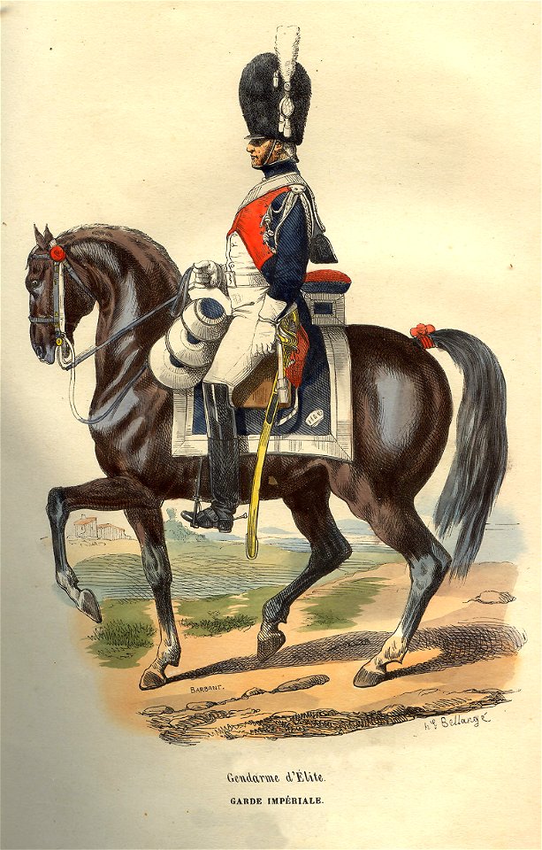 Napoleon Elite Gendarme by Bellange