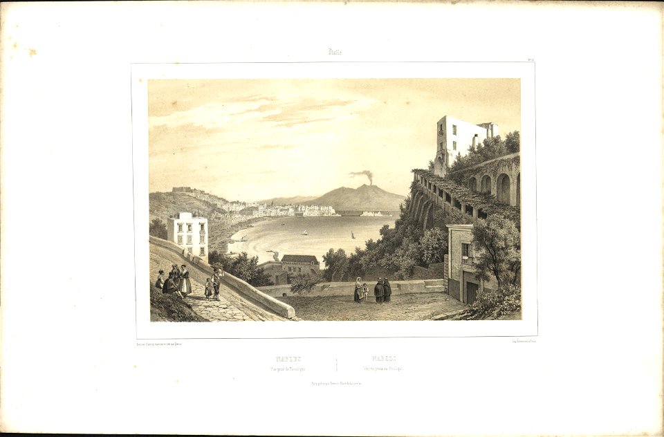 Naples Vue prise de Pausilippe, objectnr A 57917