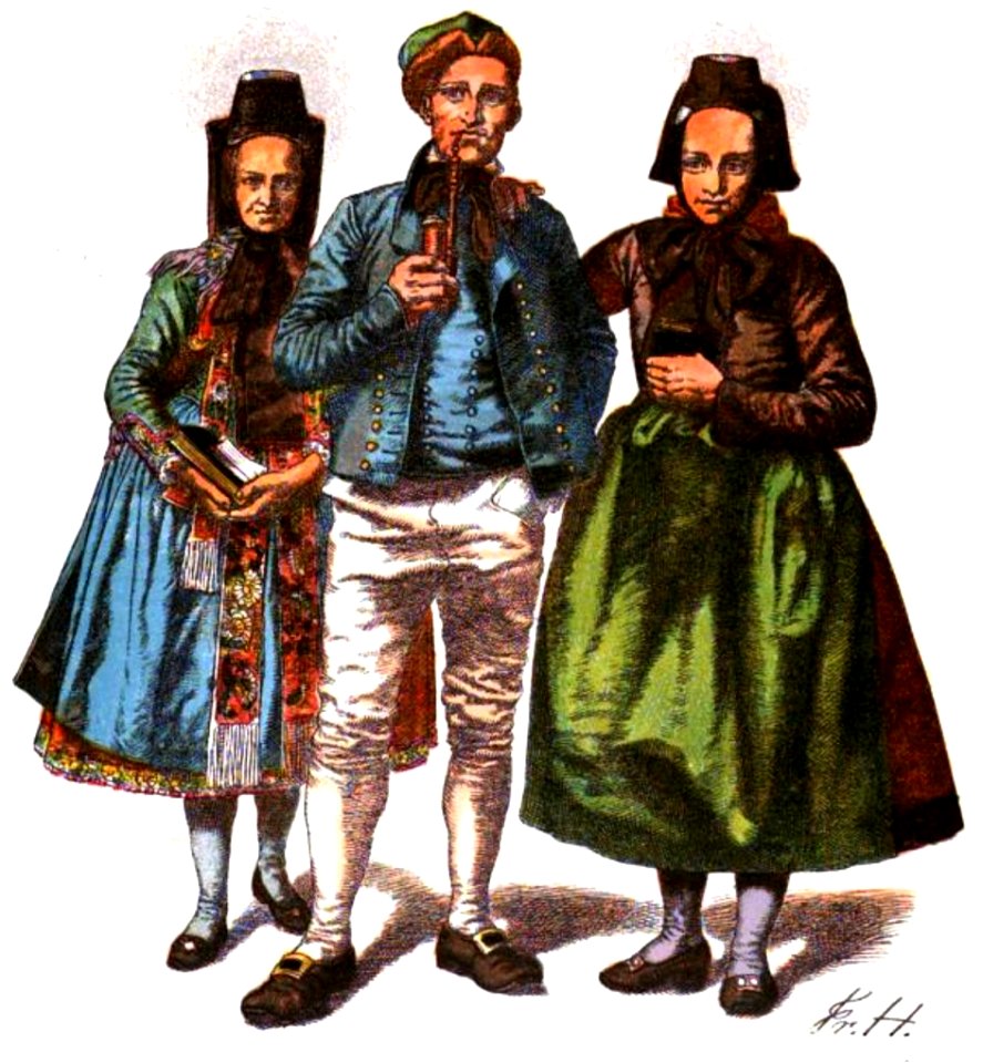 NassTrachtenbuch-T06-Bauersleute aus dem nördöstlichem Taunus (Brandoberndorf Cleeberg)