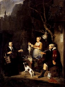 Metsu, Gabriel - The Poultry Woman - 1662