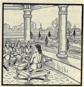 Nara telling about the story of Tilottama