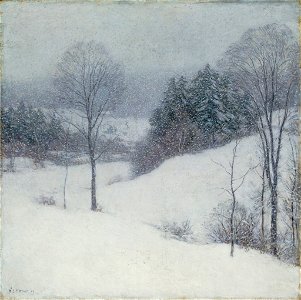 Willard Leroy Metcalf - The White Veil (1909)
