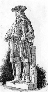 Napoli Carlo III di Borbone statua nel Palazzo Reale