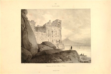 Naples - château de la reine Jeanne (BM 1920,0420.112)