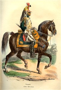Napoleon Empress dragoon by Bellange