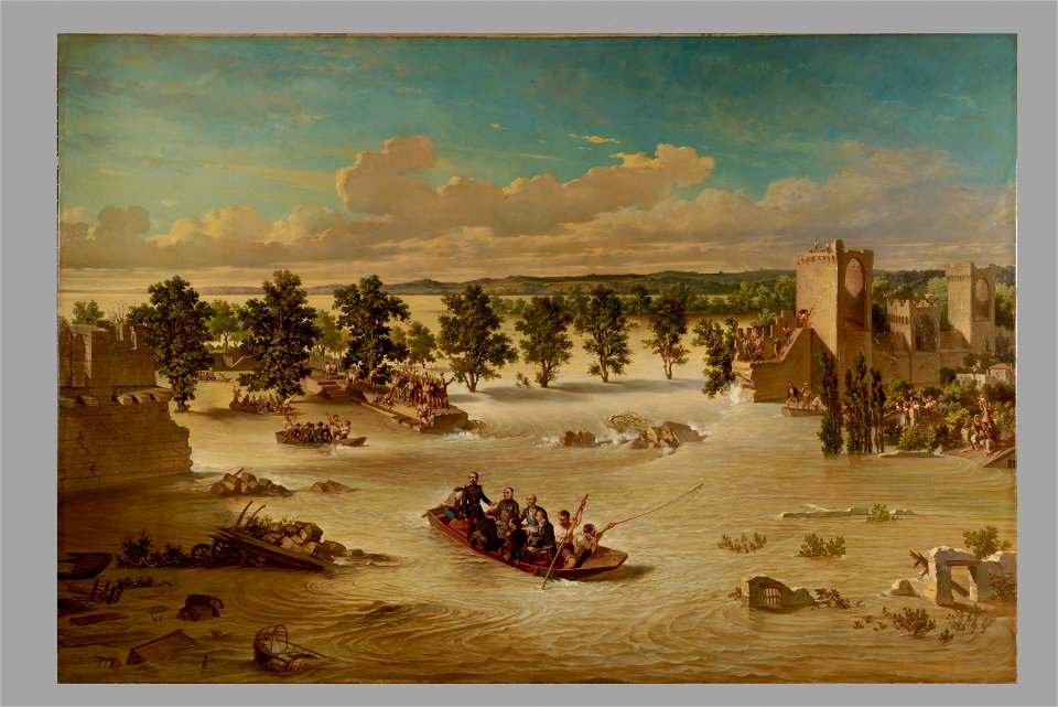 NAPOLEONIII-visitant-les-inondes