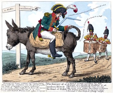 Napoleon's exile to Elba3. Free illustration for personal and commercial use.