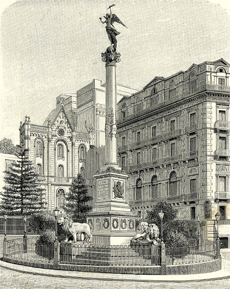 Napoli Piazza dei Martiri Colonna della Vittoria