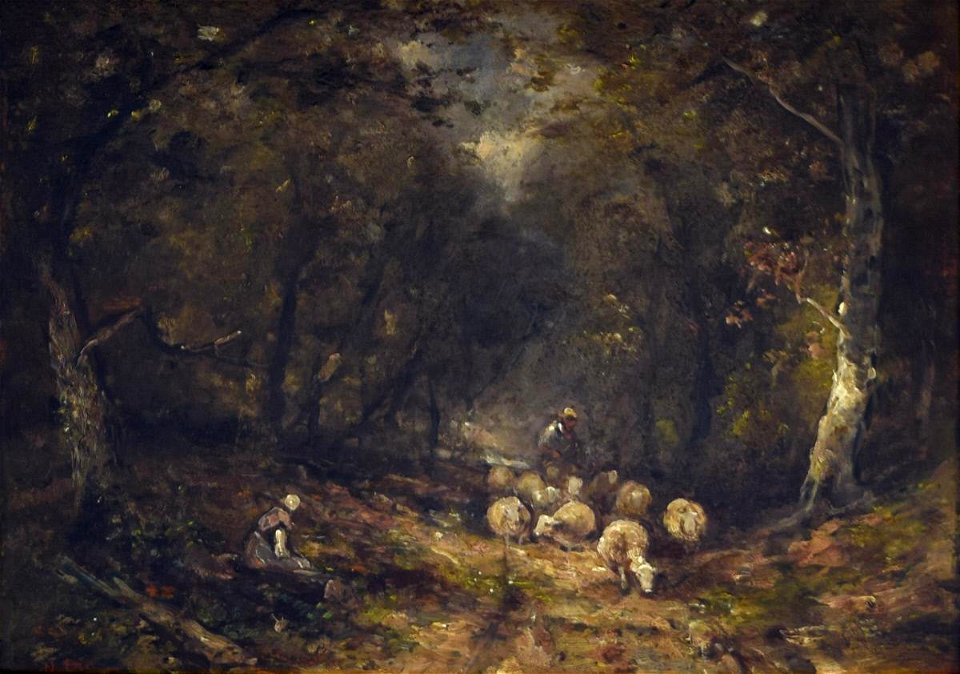 Narcisse Virgile Diaz de la Peña - Peaceful Journey - 1980.78.1 - Reading Public Museum